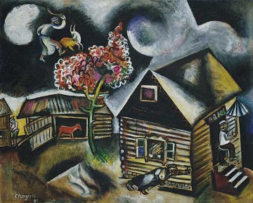 Rain Zeitgenosse Marc Chagall Ölgemälde